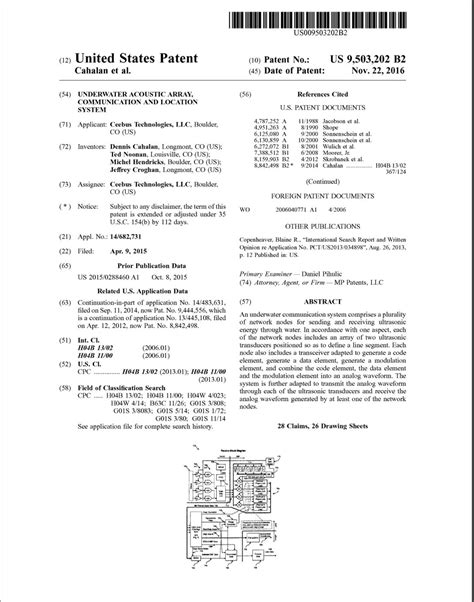 Underwater Acoustic Array Communication And Location System Mp