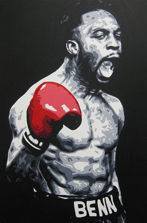 Nigel Benn Painting By Geo Thomson Pixels