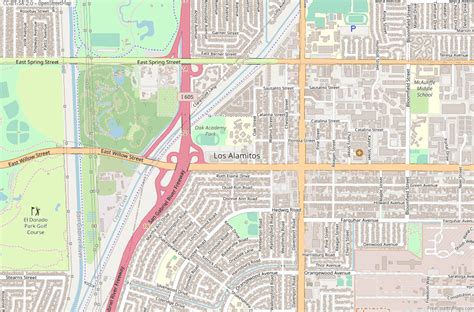 Los Alamitos Map United States Latitude & Longitude: Free Maps