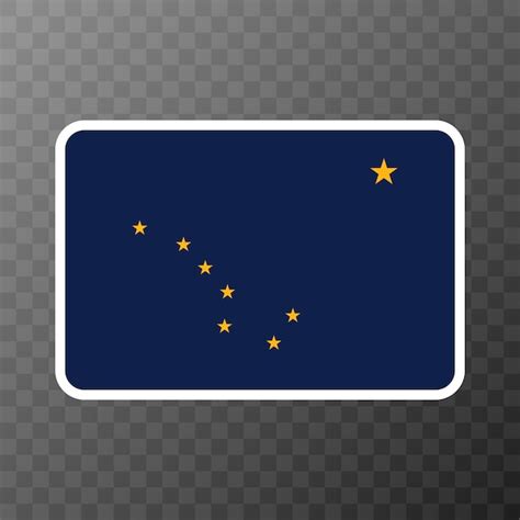 Premium Vector Alaska State Flag Vector Illustration