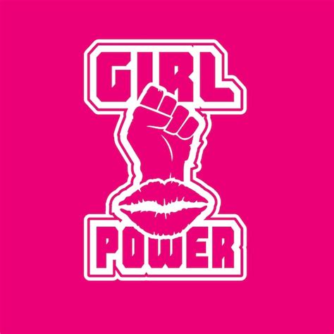 Premium Vector Girl Power Hand Vector Design