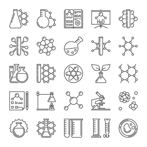 Science Signs And Symbols Utility Series Stock Vector Palsur