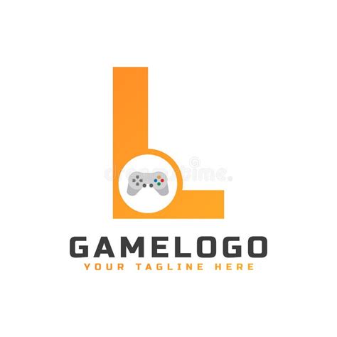 Initial Letter L With Game Console Icon And Pixel For Gaming Logo