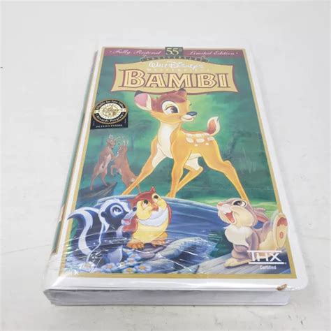 Vhs Bambi Disney Th Anniversary Limited Edition Clamshell Thx Factory