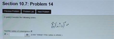 Solved 1 Point Consider The Following Series Chegg