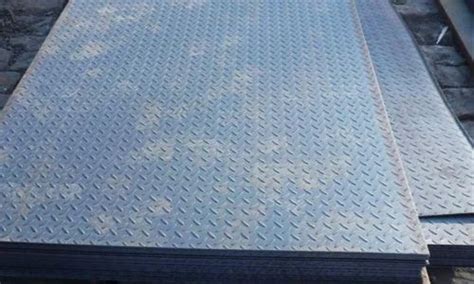 Mild Steel Hot Rolled MS Chequered Plate For Construction Thickness Mm At Kg Mild