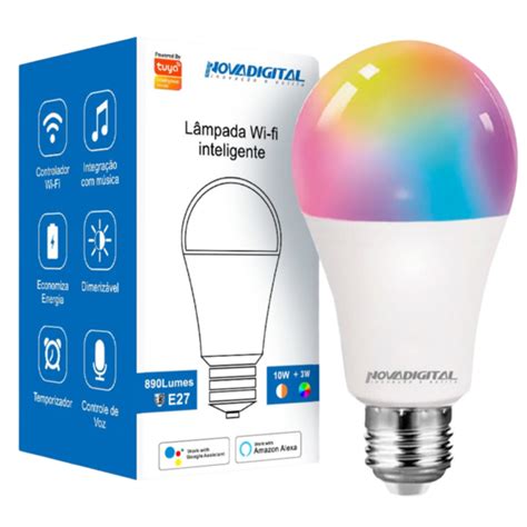 L Mpada Led Rgb Inteligente W Wi Fi Leroy Merlin