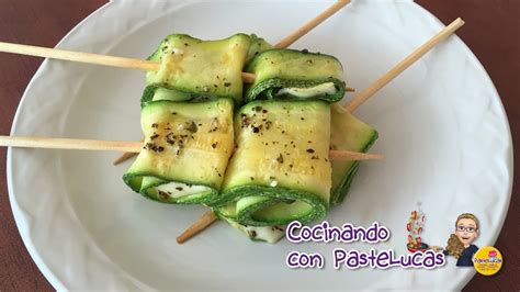 Para Cenar O Como Acompa Amiento Brochetas De Calabacita Con Queso