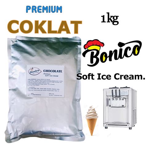 Jual Bonico Coklat Soft Ice Cream Powder Kg Premium Resto Premix