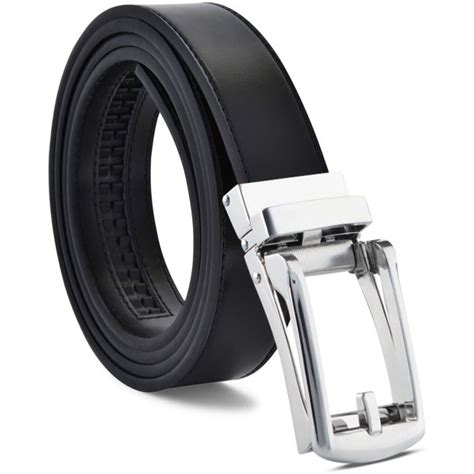 Carlo Fellini - Men's Ratchet Belt Genuine Leather Mens Belt with Slide Ratchet Belts for men ...