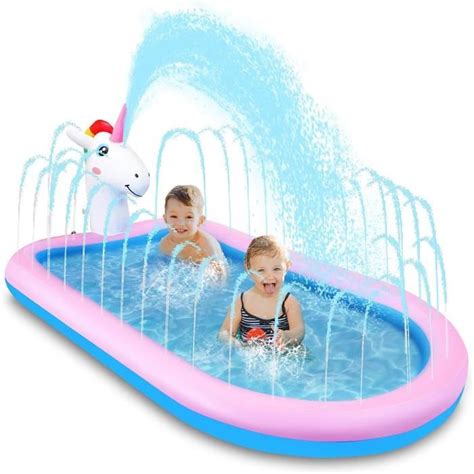 Piscine Gonflable 3 En 1 Splash Pad Piscines Et Bassins Pour Enfants