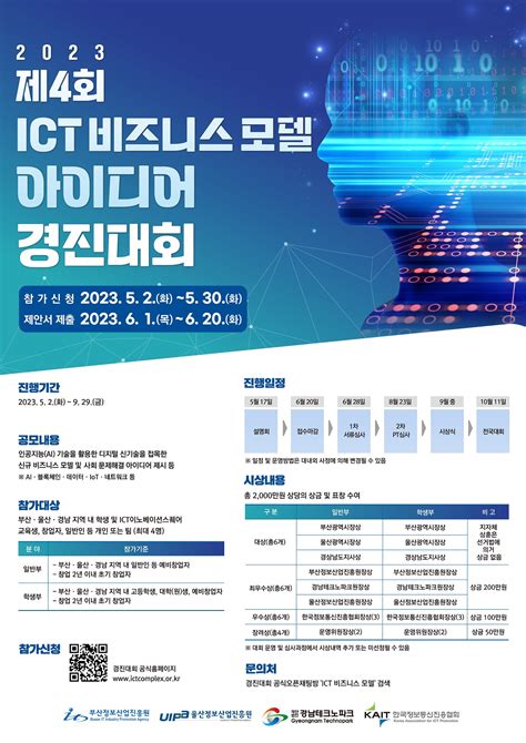 공모전대외활동 제4회 Ict 비즈니스 모델 아이디어 경진대회