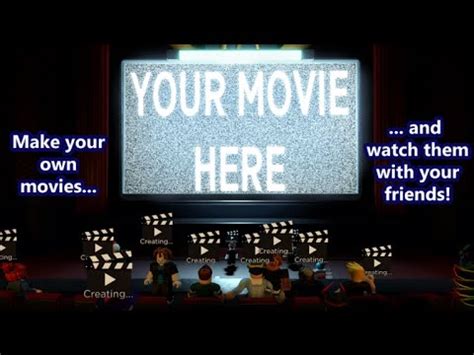 Roblox Movie Theater Movie Maker Youtube