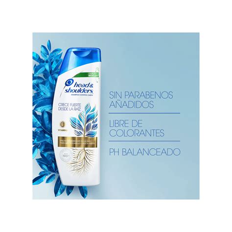 Shampoo Headandshoulders Crece Fuerte Desde La Raíz X 180ml