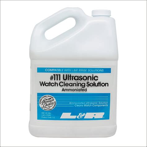 L & R #111 ultrasonic watch cleaning solutionLR#111 ultrasonic watch cleaning solution • For use ...