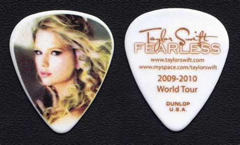 Taylor Swift Guitar Pick 2009-2010 Fearless World Tour - Pickbay