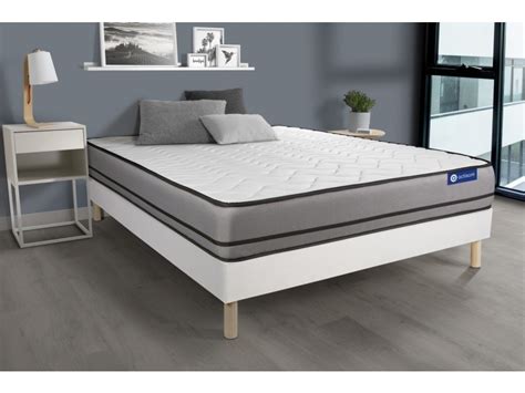 Matelas sommier 180x200 ressorts ensachés ACTISOM Actiflex night