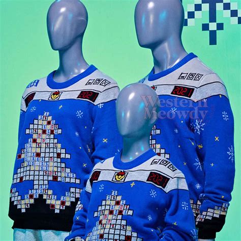 Microsoft Minesweeper Ugly Christmas Sweatshirt Western Meowdy