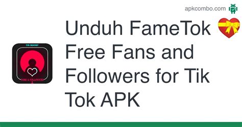 Fametok 💝 Free Fans And Followers For Tik Tok Apk Android App Unduh