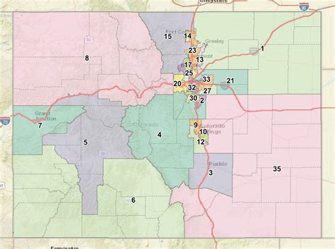 colorado state congressional districts map - King Tijerina