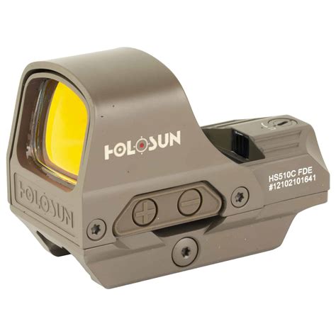 Holosun C Open Reflex Sight Multi Reticle Fde Red Dot Hs C