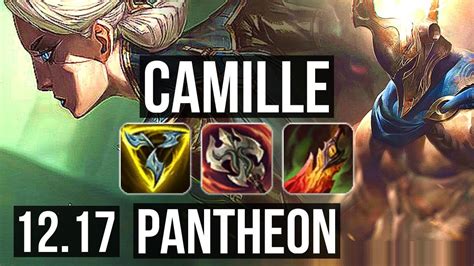 CAMILLE Vs PANTHEON TOP 73 Winrate 8 1 9 Godlike EUW Master