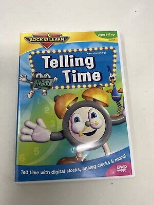 Rock N Learn Telling Time Dvd Ages Ebay