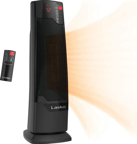 Lasko Calentador El Ctrico Oscilante De Torre De Cer Mica W Con