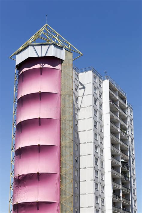 Tower Du Mas Du Taureau In Vaulx En Velin France Editorial Stock Photo