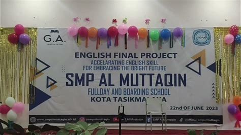 Tales Of Sangkuriang By Class 7g Smp Al Muttaqin English Final