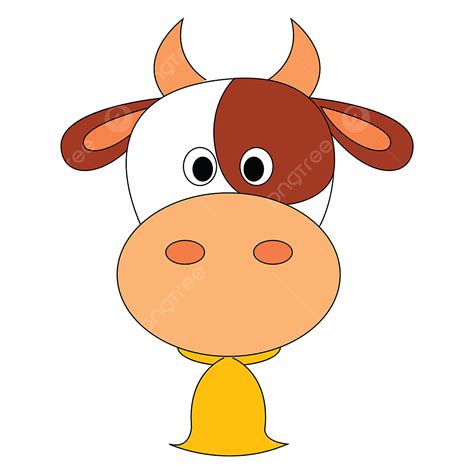 Cow Bells Clipart Transparent Png Hd Cow With Bell Vector Or Color