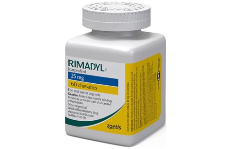 Rimadyl (carprofen) Chewable Tablets for Dogs, 25 mg, 60 Tablets - Walmart.com