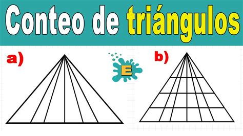 Hallar El Número Máximo De Triángulos En La Figura Youtube