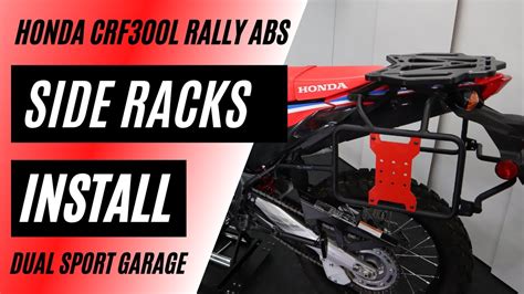 Honda CRF300L Rally Side Racks Install YouTube