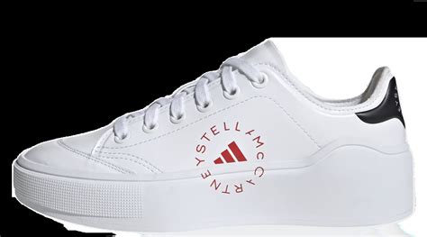 Stella Mccartney X Adidas Court White Active Red Hq1056 Where To