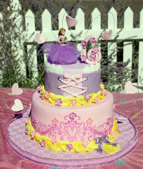 Rapunzel Birthday Cake Tangled Birthday Cake By Butterfly Sweets