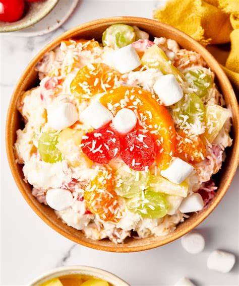 Grandmas Best Ambrosia Salad Punchfork