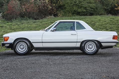 1985 Mercedes Benz 500SL R107 2325 Classic White With Blue Leather