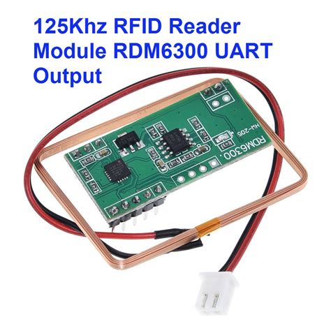 Jual RDM6300 125KHz RFID Reader Module EM4100 RFID Card Key ID RDM 6300