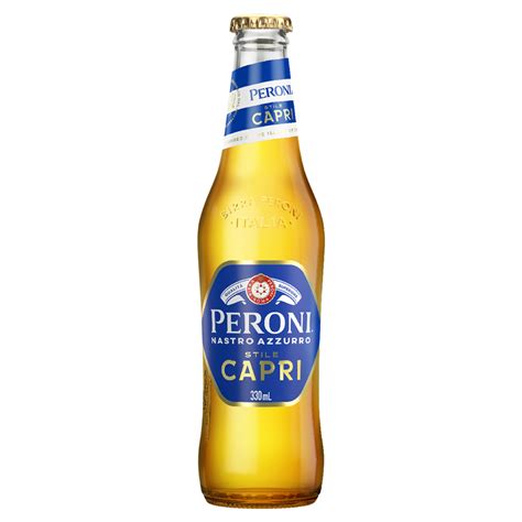 Peroni Nastro Azzurro Capri 42 330ml Bottles 24 Pack Club Connect