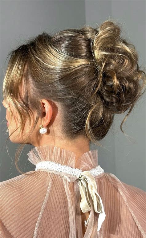 40 Timeless And Elegant Updo Hairstyles Messy French Twist