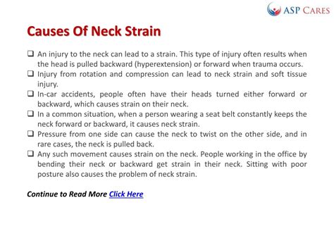 PPT - Neck Strain - Symptoms, Causes and Treatment PowerPoint ...