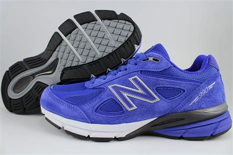 New Balance 990 V4 Wide 2e Uv Blueblack Royal Made In Usa Running