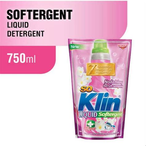 So Klin Liquid Detergen Pouch Softergent Ml Soklin Cair Shopee