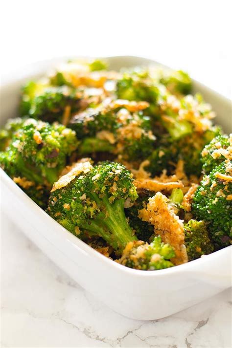 Quick Panko And Parmesan Broccoli Broccoli Side Dish Side Dish