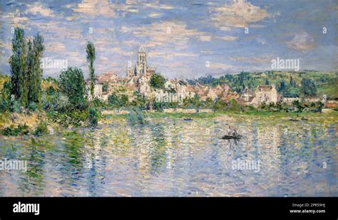 Vetheuil In Summer By Claude Monet 1880 French Impressionist