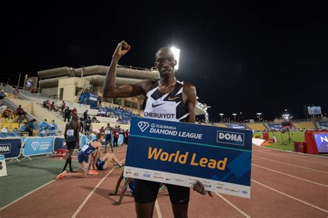 Doha Diamond League On Twitter Cheruiyot Timothy Of Kenya Wins 1500m