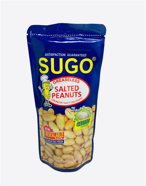 Sugo Greaseless Salted Peanuts 100g Filipino Grocery Asian Food — Filasian Grocery