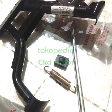 Jual STANDAR 2 TENGAH PLUS AS PER KARET HONDA BEAT SPACY SCOOPY LAMA