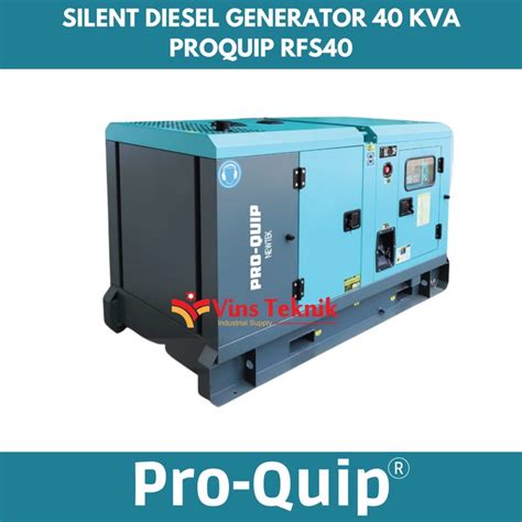 Jual Mesin Genset Silent Diesel 40 Kva Generator Set Pro Quip Rfs40 Rfs